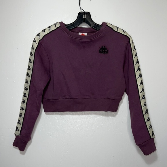 Kappa Tops - Kappa maroon crop crewneck sweatshirt size XS